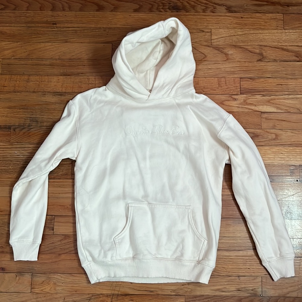 Billie Eilish Happier Than Ever Hoodies - kids XL - cream -
